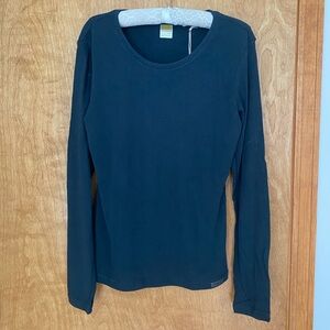 ONNO Bamboo Long Sleeve t-shirt, charcoal blue, W’s M